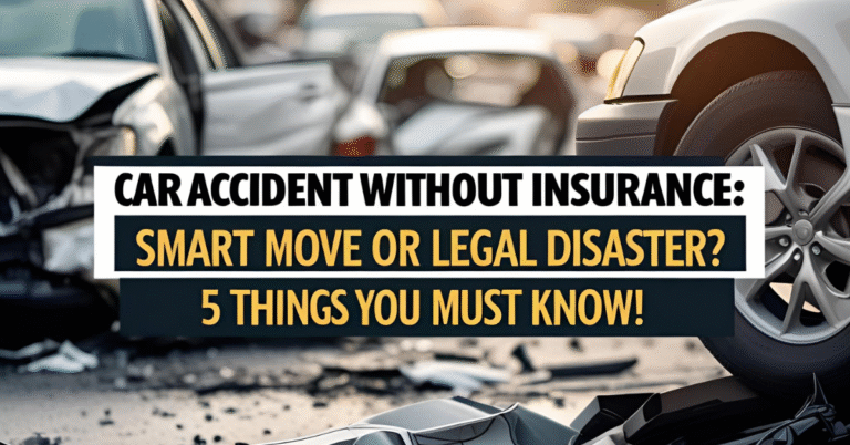 Car Accident Without Insurance: Smart Move or Legal Disaster? 5 Things You Must Know!