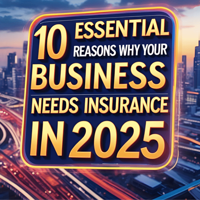 10 Essential Reasons Why Your Business Need insurance In 2025