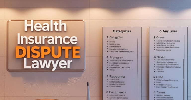 Health insurance dispute lawyer