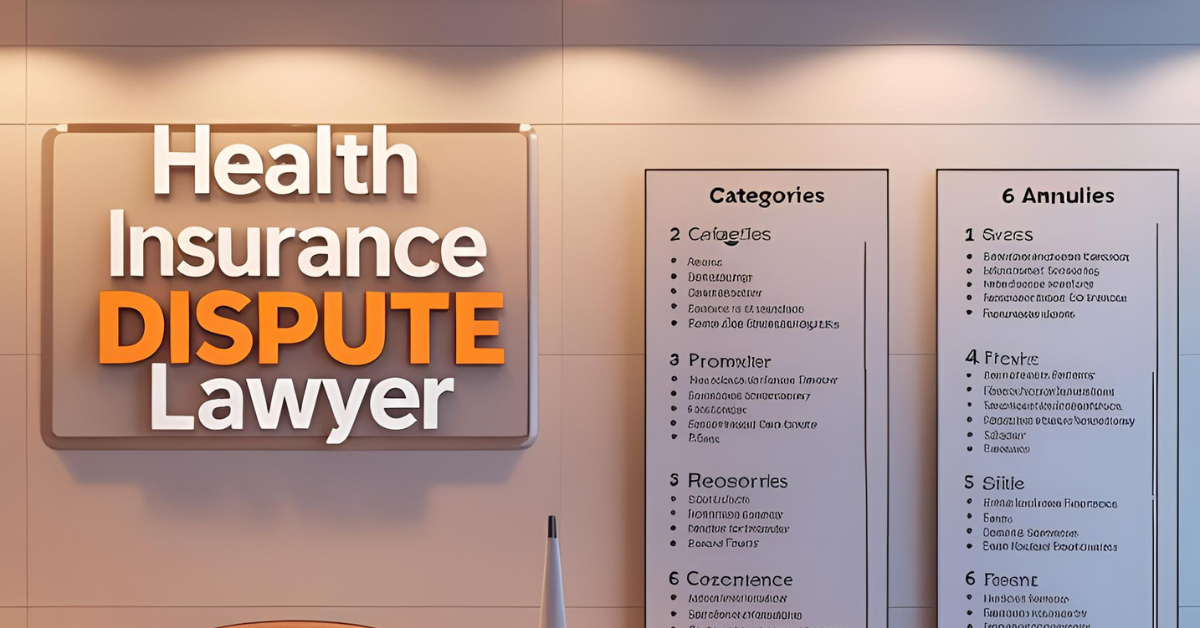 Health insurance dispute lawyer